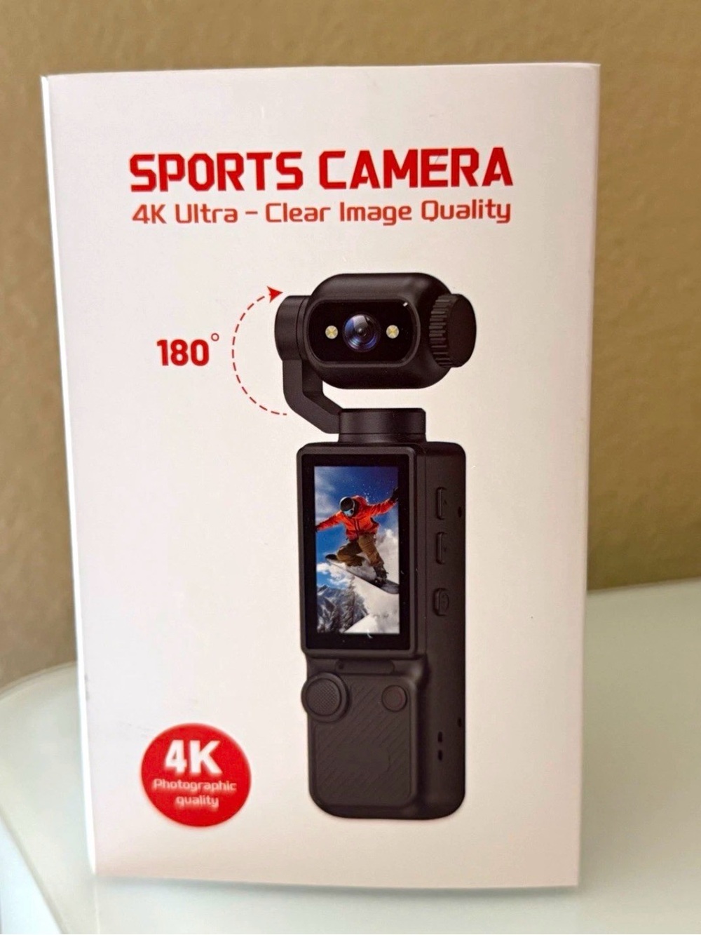 Sports Camera 4K Ultra Black - High-Quality Action Gimbal Camera - blogging